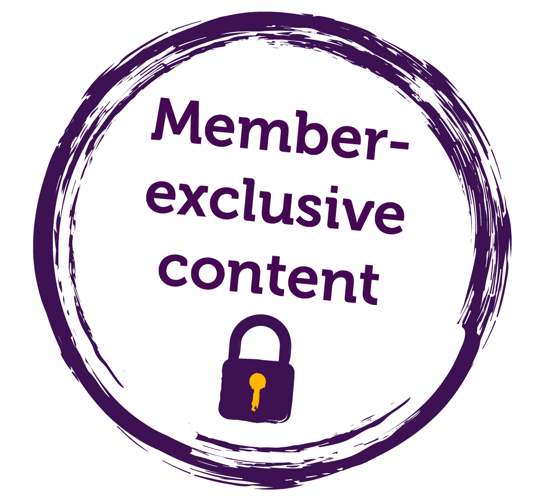 Member-exclusive content badge